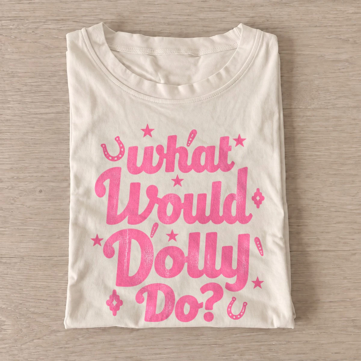 What would dolly do pink country wisdom t shirt sand20pink country wisdom.webp