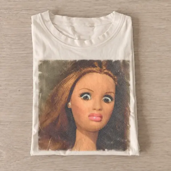 Wide eyed fashion doll graphic t shirt sand20wide eyed fashion doll.webp