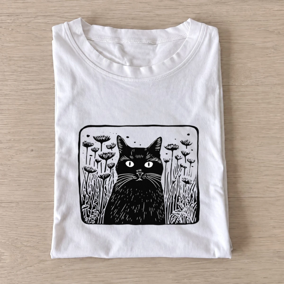 Wildflower cat t shirt white20wildflower cat.webp