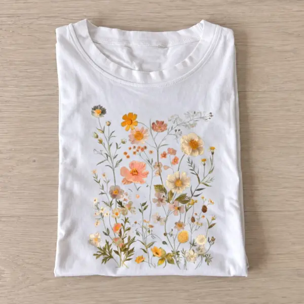 Wildflower meadow t shirt white20wildflower meadow.webp