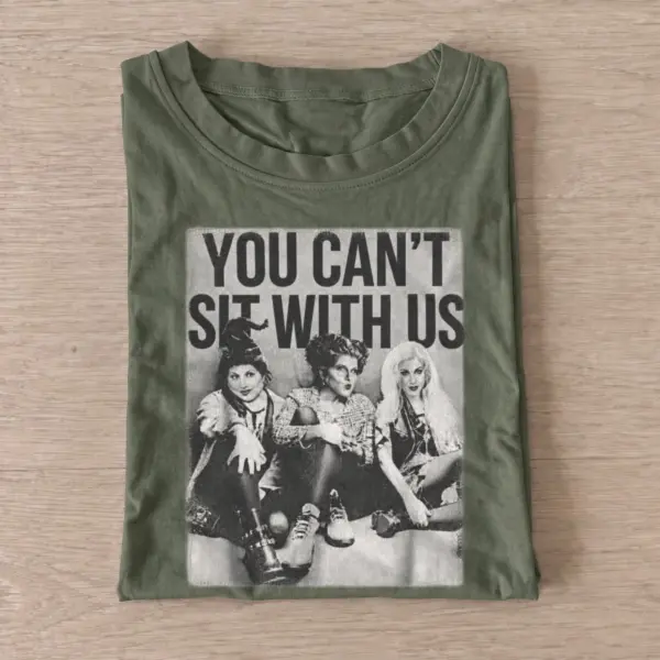 Witches social club you cant sit with us t shirt olive20witches social club.webp
