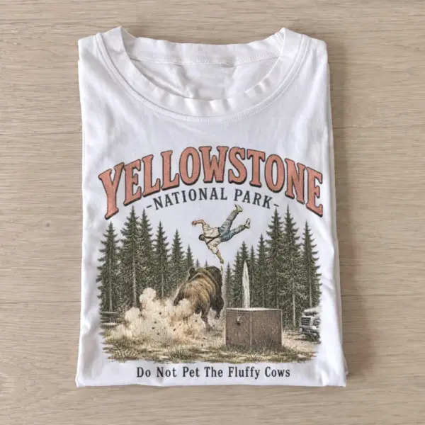 Yellowstone do not pet the fluffy cows t shirt white20fluffy cow warning.webp