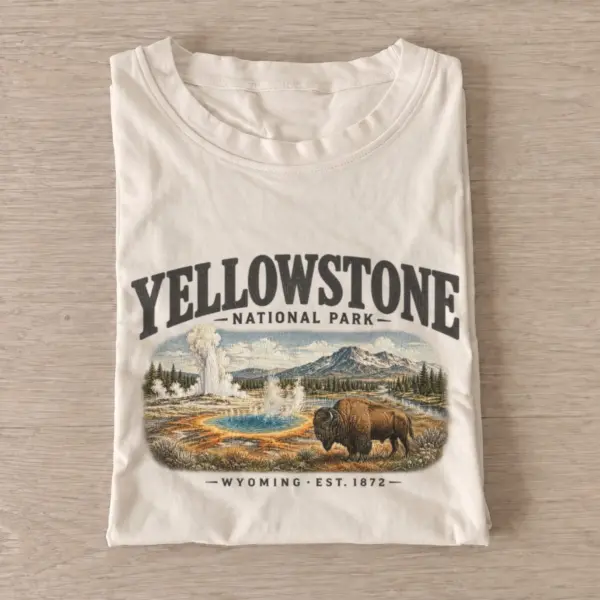Yellowstone national park bison t shirt sand20yellowstone bison.webp