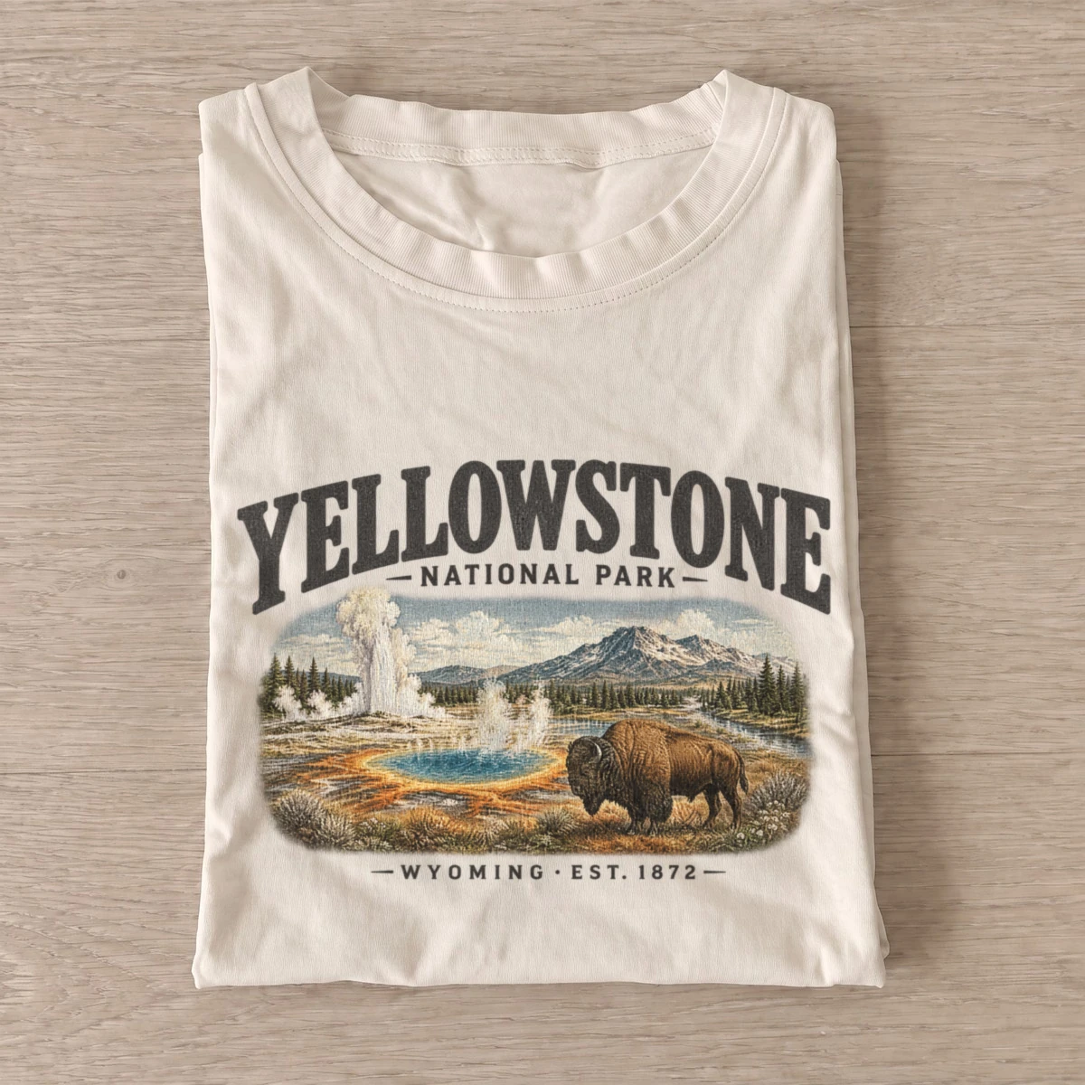 Yellowstone national park bison t shirt sand20yellowstone bison.webp