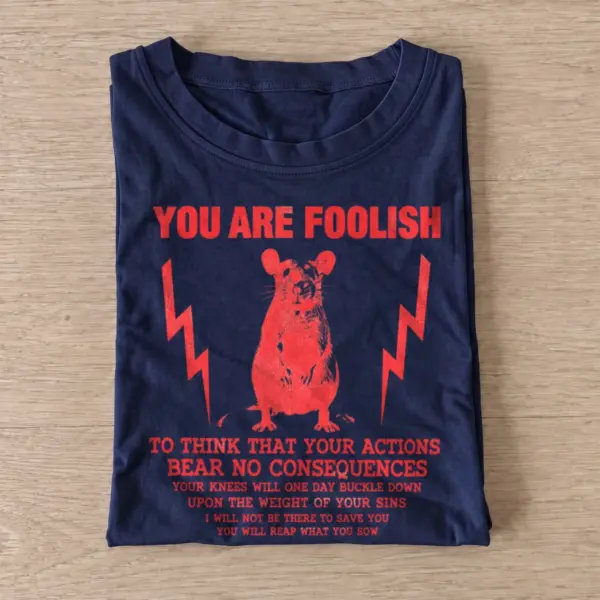 You are foolish actions bear no consequences t shirt navy20consequences bear.webp