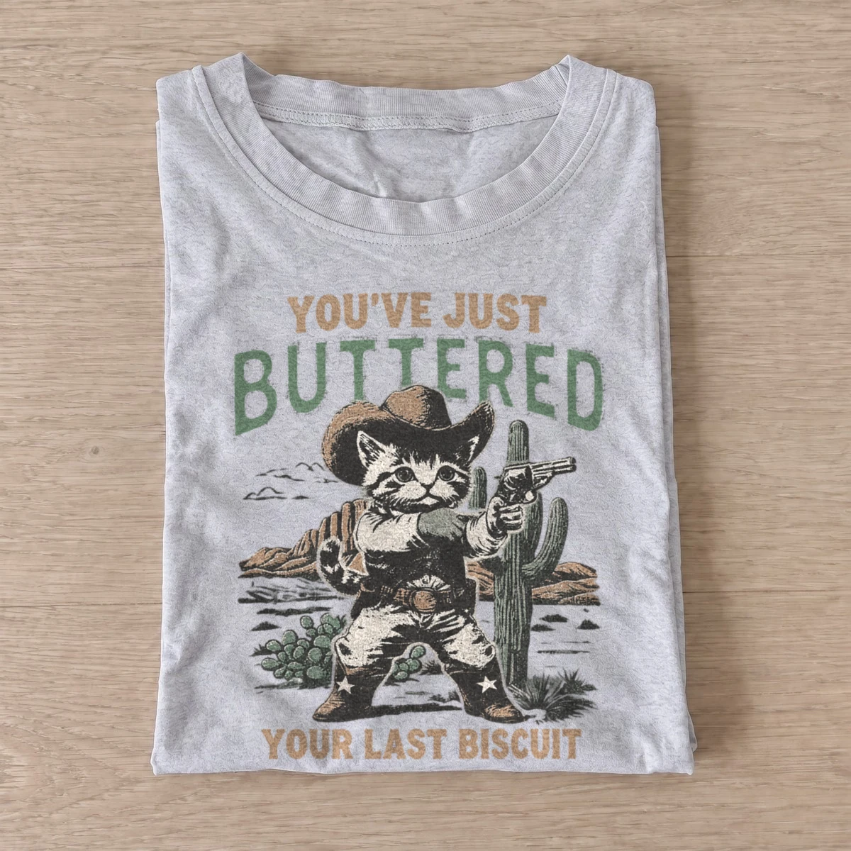 Youve just buttered your last biscuit cat t shirt gray20last biscuit cat.webp