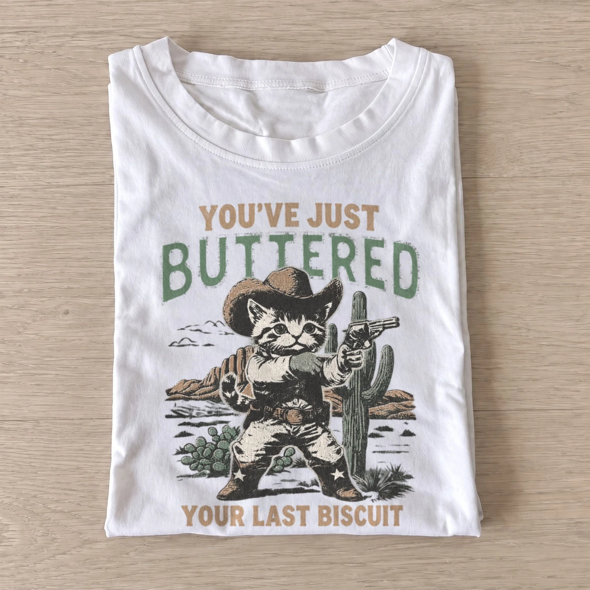 Youve just buttered your last biscuit cat t shirt white20last biscuit cat.webp