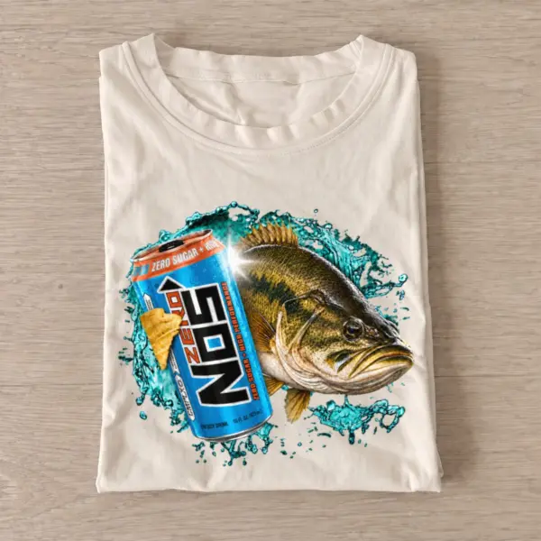 Zero rush bass fishing t shirt sand20zero20rush20bass.webp