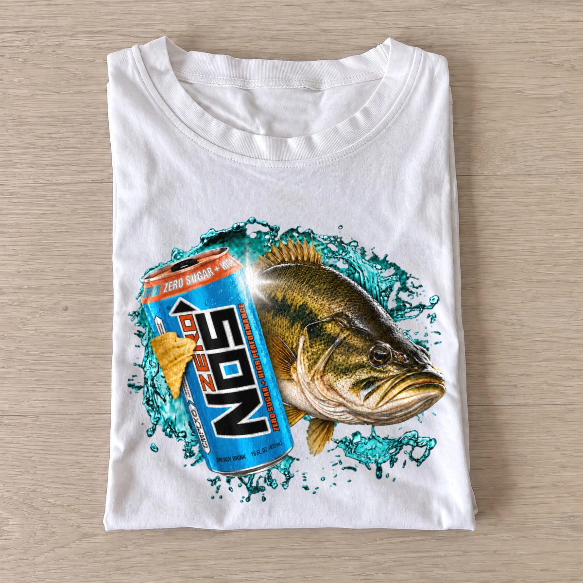 Zero rush bass fishing t shirt white20zero20rush20bass.webp