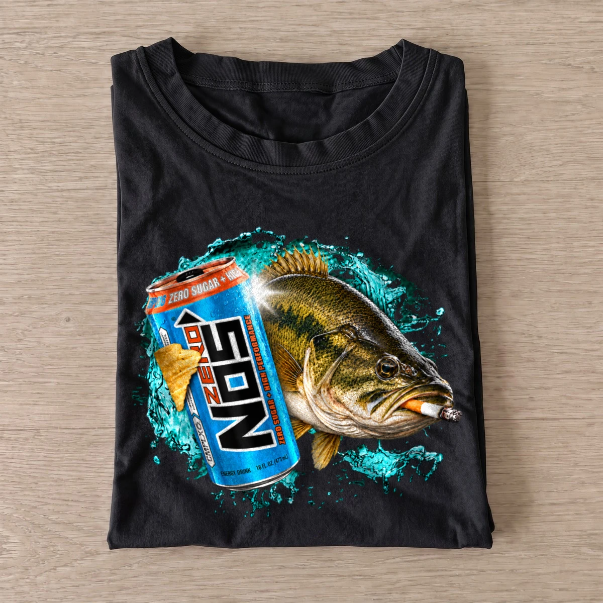 Zero rush largemouth smoke t shirt black20zero20rush20largemouth20smoke.webp