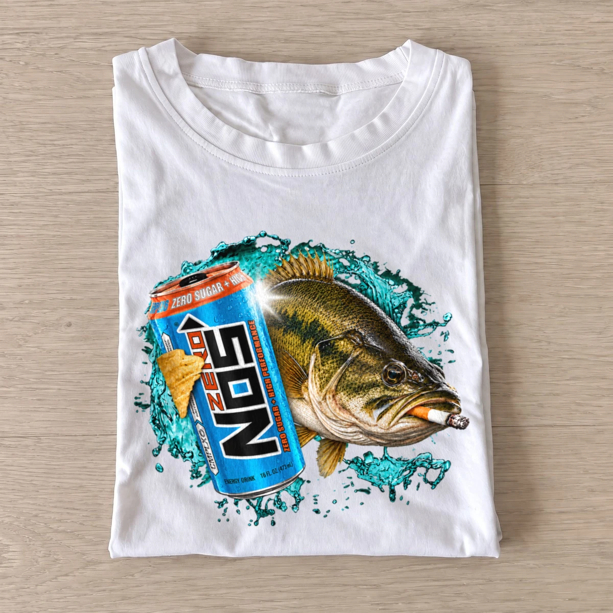 Zero rush largemouth smoke t shirt white20zero20rush20largemouth20smoke.webp