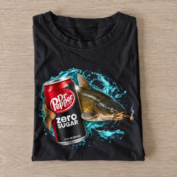 Zero sugar soda catfish t shirt black20zero sugar soda catfish.webp