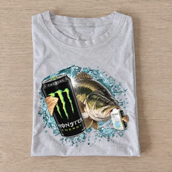 Zero ultra puff bass fishing t shirt gray20zero20ultra20puff20bass.webp