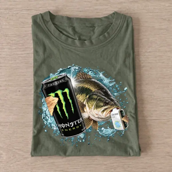 Zero ultra puff bass fishing t shirt olive20zero20ultra20puff20bass.webp