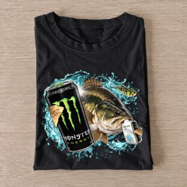Zero ultra puff large mouth bass fishing t shirt black20zero20ultra20puff20large20mouth20bass.webp