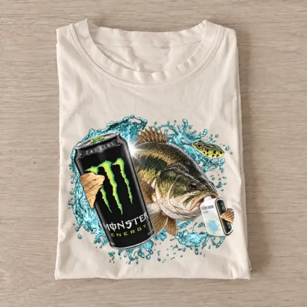 Zero ultra puff large mouth bass fishing t shirt sand20zero20ultra20puff20large20mouth20bass.webp