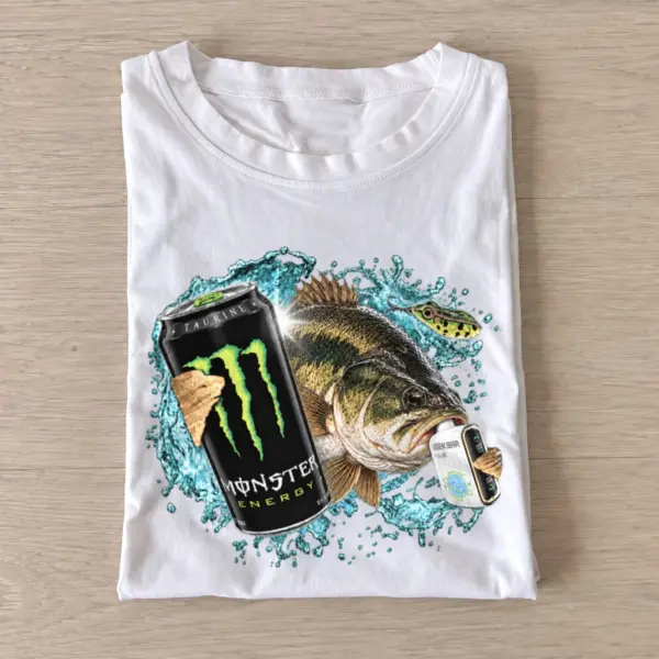 Zero ultra puff large mouth bass fishing t shirt white20zero20ultra20puff20large20mouth20bass.webp