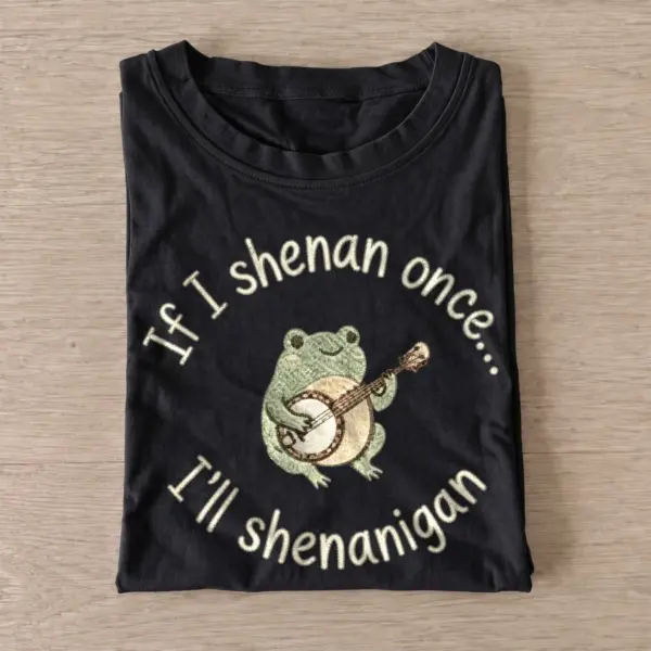 Banjo Frog Shenanigans T-shirt - Black