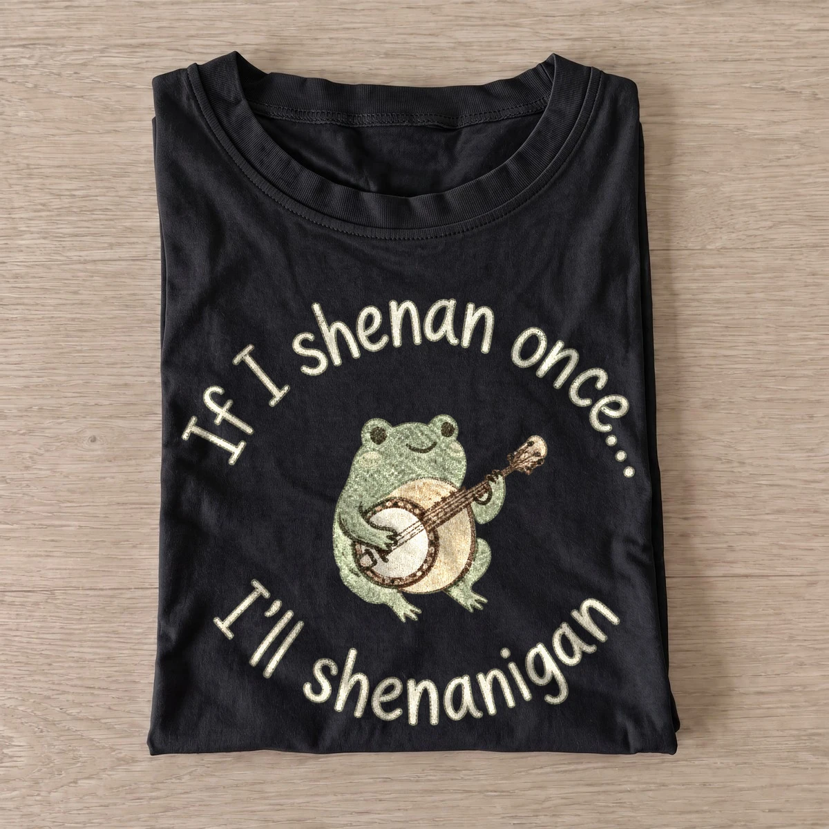 Banjo Frog Shenanigans T-shirt - Black