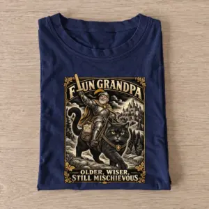 Fun grandpa cat rider t shirt navy20fun grandpa cat rider.webp