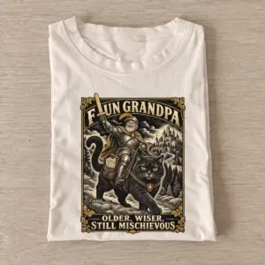 Fun grandpa cat rider t shirt sand20fun grandpa cat rider.webp