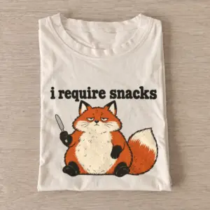 I require snacks fox t shirt sand20i require snacks fox.webp