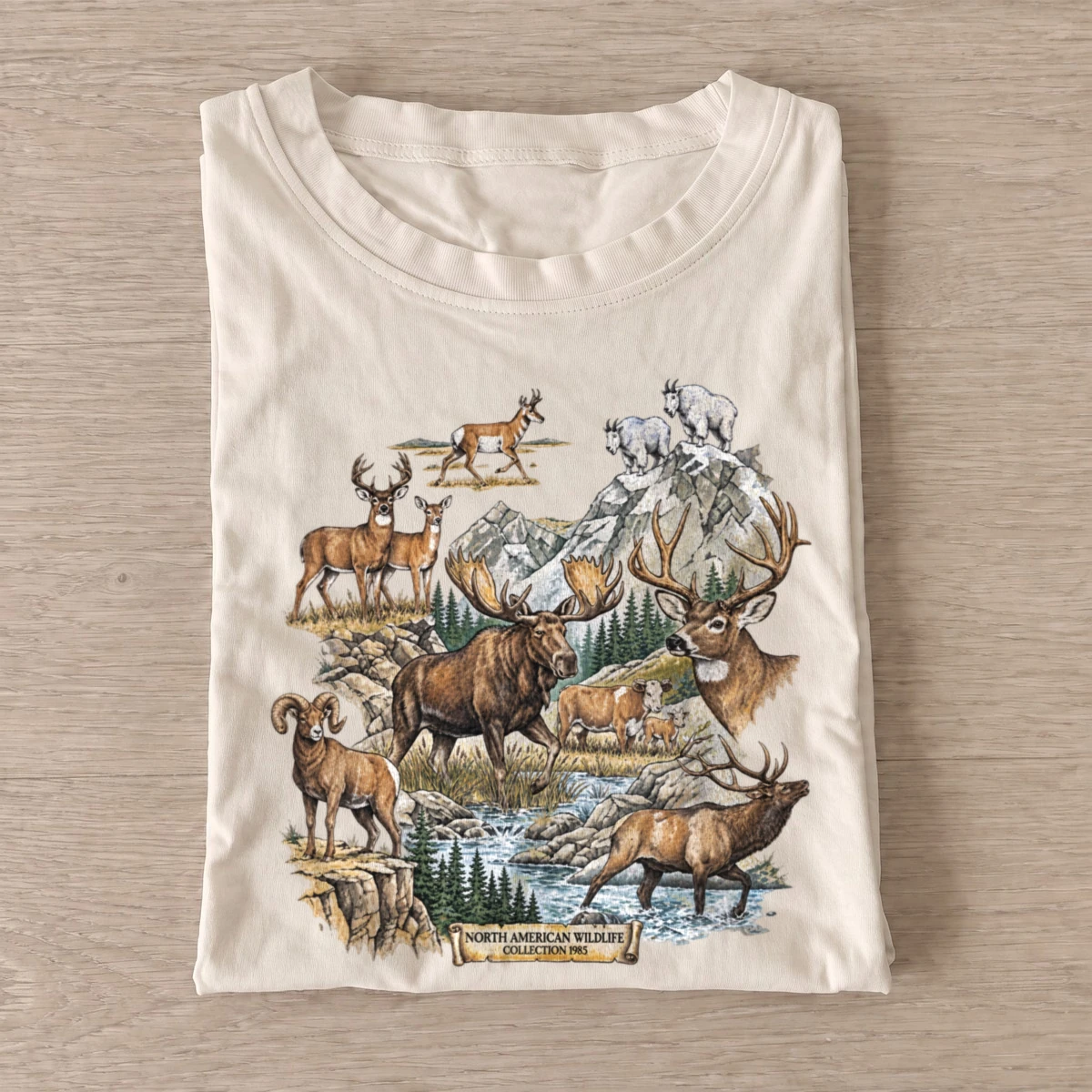 North american wildlife t shirt sand20north american.webp