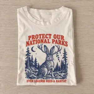 Protect our national parks jackalope habitat t shirt sand20jackalope habitat.webp