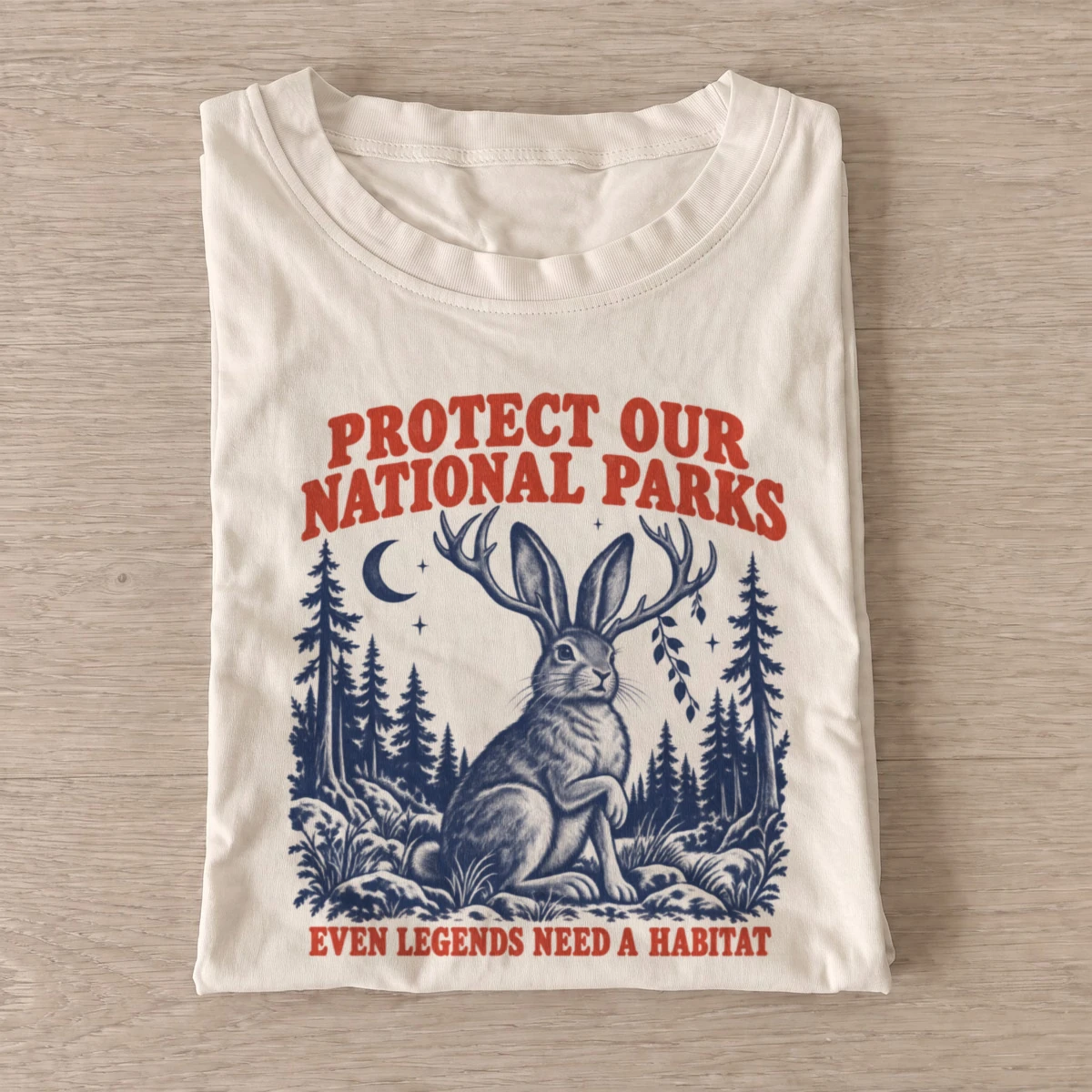 Protect our national parks jackalope habitat t shirt sand20jackalope habitat.webp