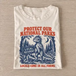 Protect our national parks local resident lizard t shirt sand20local resident lizard.webp