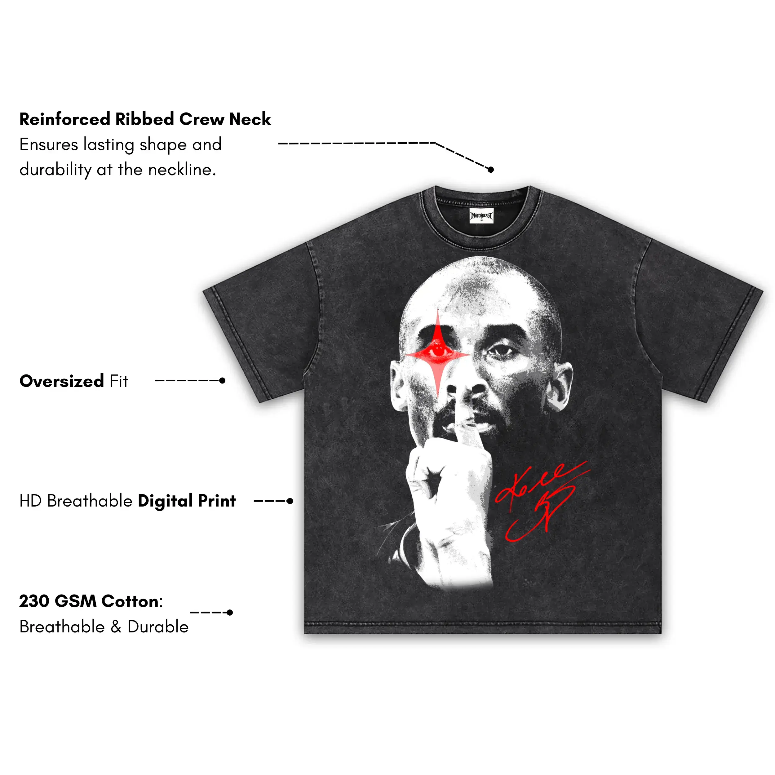 The Silencer Tribute (Lab Remix) — Vintage Acid Wash Tee - Image 3